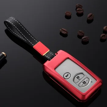 

Car Key Protection Case Cover Shell Protector Covers Aluminum Alloy For Toyota 2010 Prado 11 Old CROWN 12 Camry 09 Highlander