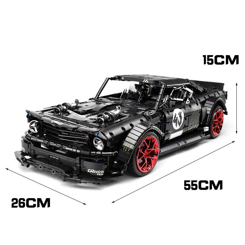 Приложение моторизованный техника 1:8 RTR V2 машинкой 1965 Мустанг Hoonicorns автомобиля