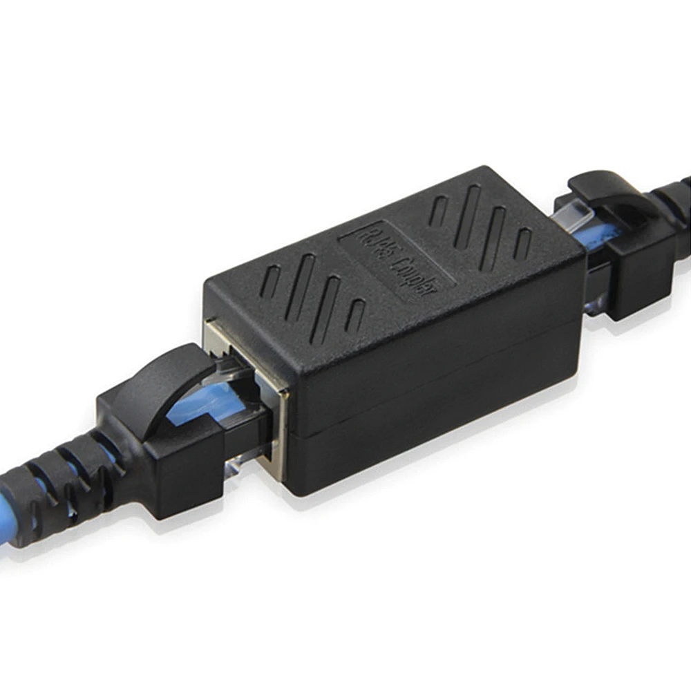 RJ45 Муфта в линии муфта CAT 5 LAN Ethernet кабель удлинитель адаптер разъем Женский прямой модульный