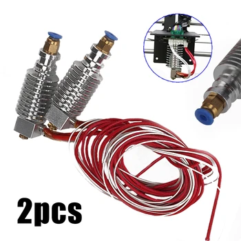 

2pcs/set New V5 J-head Hot End 1.75/0.4mm for Anycubic I3 Mega 3D Extruder Printer 3D Printer Parts Accessories