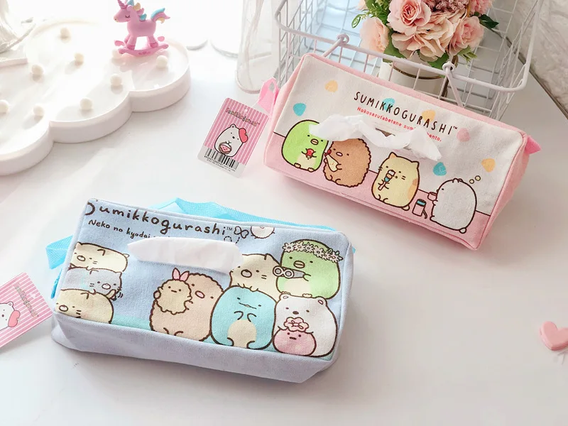 IVYYE Melody Stitch Kuromi Аниме Плюшевые коробки для салфеток домашний бумажный чехол украшение держатель для салфеток автомобильный карман коробка унисекс для девочек Новинка