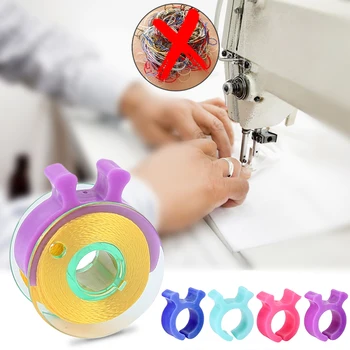 

80/60/48/40pcs sewing accessories stitch costura Sewing Thread Bobbin Holder Clamp Clips Bobbin Buddies Great For Embroidery