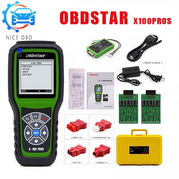 

OBDStar X100 PROS Auto Key Programmer C+D+E Type IMMOBILISER + OBD software with EEPROM Adapter Update online X100 PROS