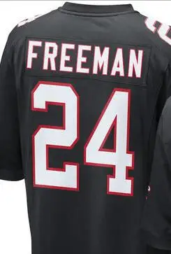 Мужские 11 Julio Jones Джерси 18 Ridley 2 Matt Ryan 21 Deion Sanders 24 Devonta Freeman Прошитые Логотипы футбольные майки - Color: Limited jersey