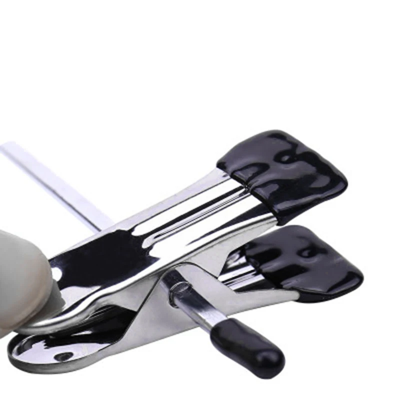 

10 Pcs Stainless Steel Trousers Pants Hangers Wardrobe Organizer With 2 Clips