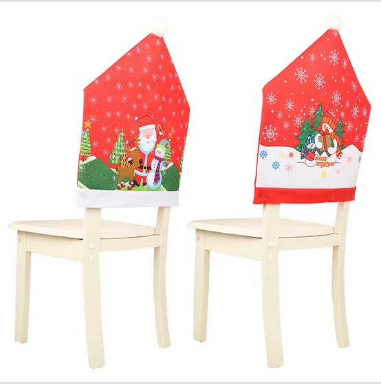 6 шт./компл. Kerst Chairies крышка Kerstman Keuken тафель Stoel Чехлы Рождество для отдыха и вечеринок домашний декор 60*50 см