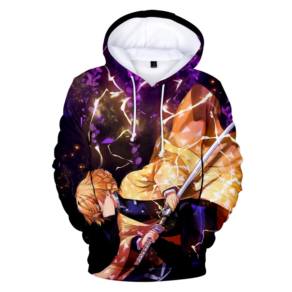 Anime Demon Slayer Hoodies Men Women Sweatshirts Demon Slayer Kimetsu no Yaiba Hoodie Mens Hoody Boy/Girls Casual Hip Hop Coats