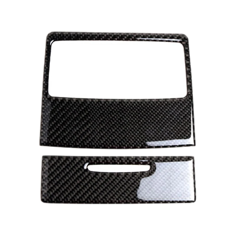 

For BMW E90 3 Series 2005-2012 Carbon Fiber Interior Rear Air Outlet Cover Trim
