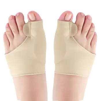 

1Pair Big Bone Orthopedic Bunion Correction Pedicure Socks Silicone Hallux Valgus Corrector Braces Toes Separator Feet Care Tool