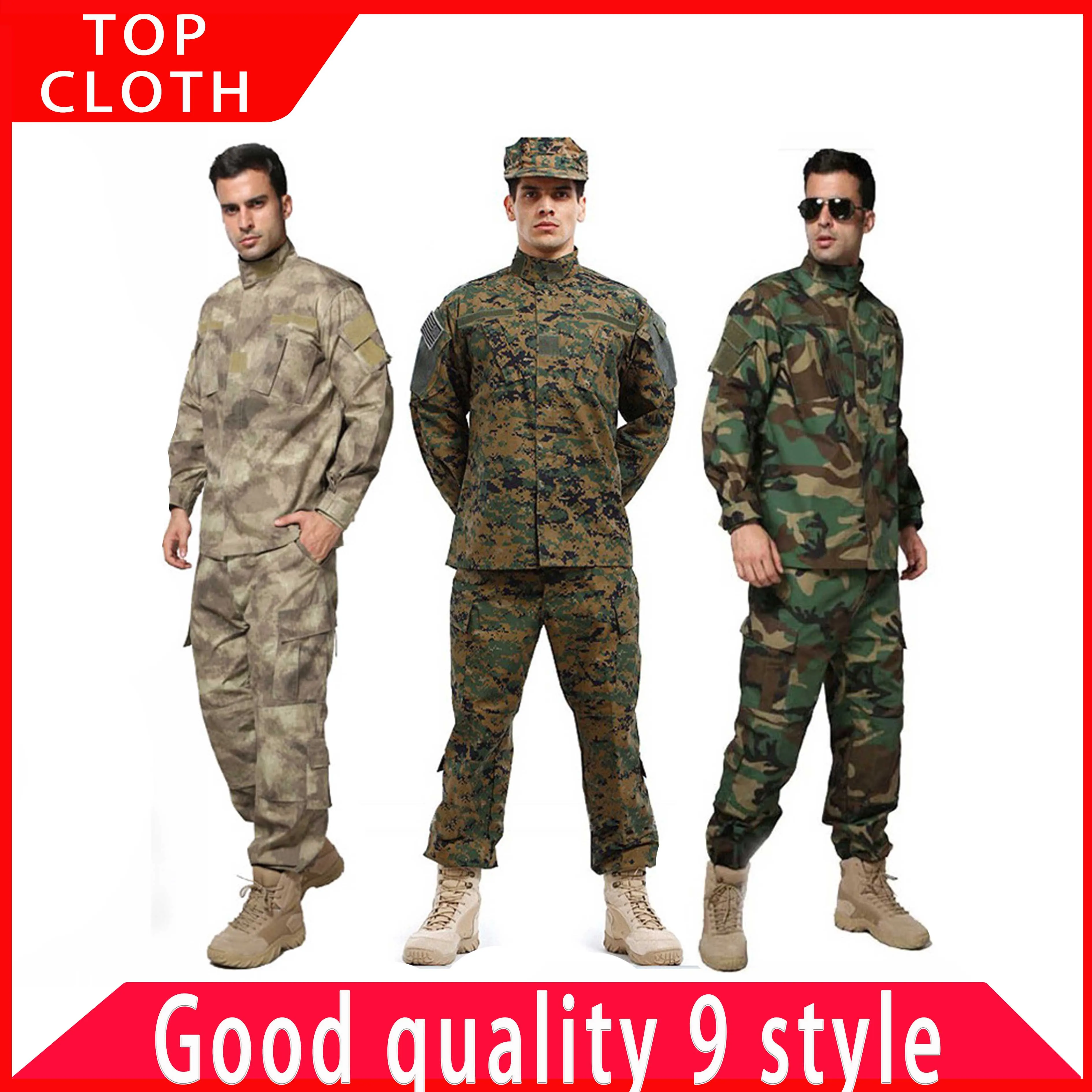 Uniforme táctico militar para hombre, traje del de UU., Fuerza Aérea, desierto, disfraces de al aire libre, chaqueta de combate de camuflaje - AliExpress Novedad y uso especial