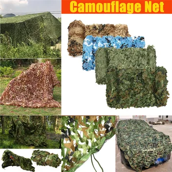 

13ft X 16.5ft 4X5M Camouflage Netting Desert Camo Net for Camping Military Hunting Blinds Watching Hide Party Decorations