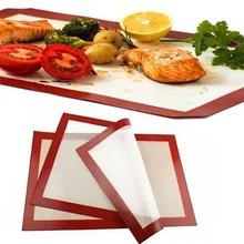 Пищевой силиконовый коврик для выпечки, кухонный торт, прочный Скалка, инструмент 30x21 см, многоразовый силиконовый коврик для пиццы, булавки