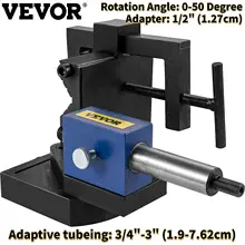 

VEVOR Tube Pipe Notcher Heavy Duty Flexible 0-50 Degree Rotation Angle for Creating Cracks in Pipes Cutting Metal Wood PVC Board