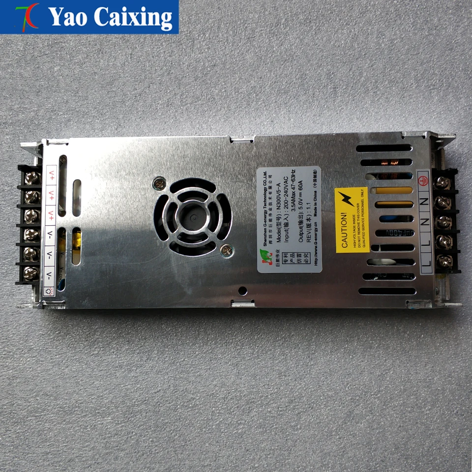 

LED display module 210-240VACinput 5V output 60A300W power supply