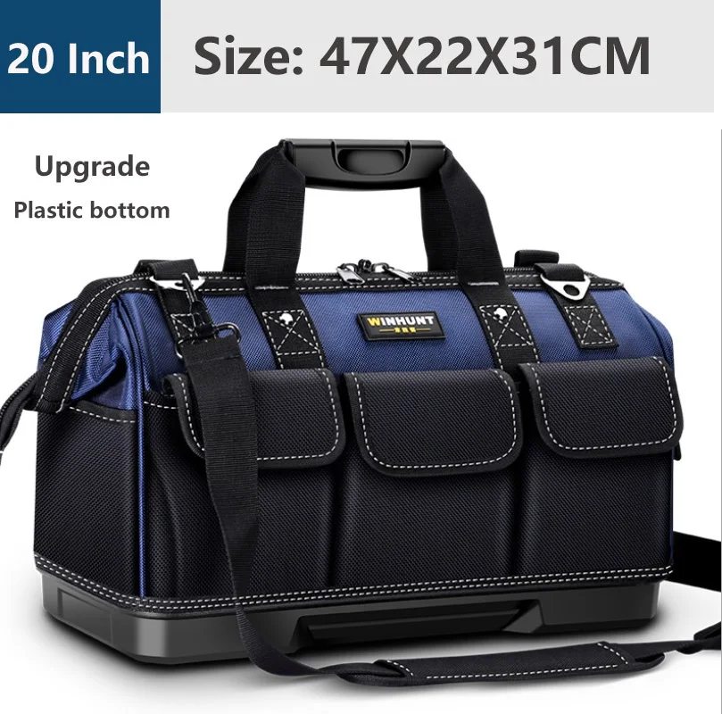 rolling tool chest Repair Tools Bag Workpro Suitcase Storage Organizer Electrician Tool Belt Multiple Function Large Capacity Oxford Waterproof tool chest with tools Tool Storage Items