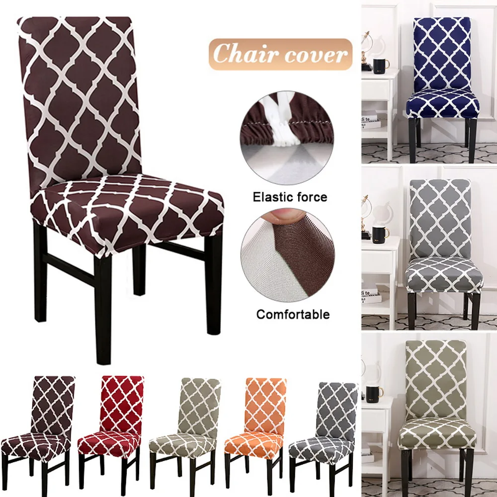 Dining Chairs Covers Spandex Chair Covers For Bedroom Elastic Kitchen