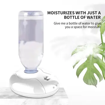 

ABS Blue Lights Water Bottle Humidifier Car Humidifier Mini Nano Humidifier Nano Mister Humidifier Desktop Mist Diffuser Silent