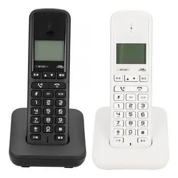 

W158 Digital Cordless Hand-Held Free Intercom Hands-Free Calling Telephone 100-240V US Plug telephone portable