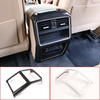 

Car Armrest Box Rear Row Air Conditioning Outlet Vent Frame Cover ABS Chrome For Porsche Cayenne 2018-19 Auto Interior Accessory