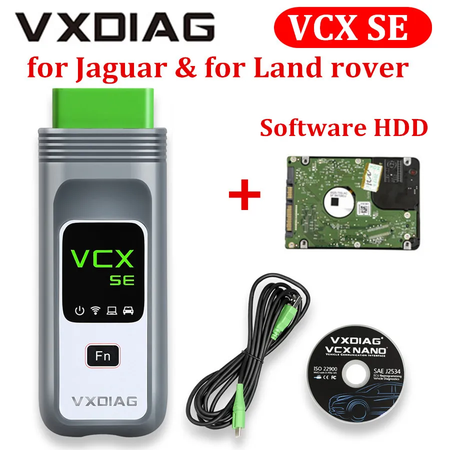 VXDIAG VCX SE для JLR Jaguar и Land rover автомобильный диагностический инструмент с
