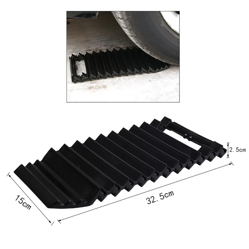 

2 In 1 Winter Auto Snow Chains Car Snow Mud Tire Traction Mat As Recovery Boards Ideal To Unstuck Your Car From Snow, Mud, Ice