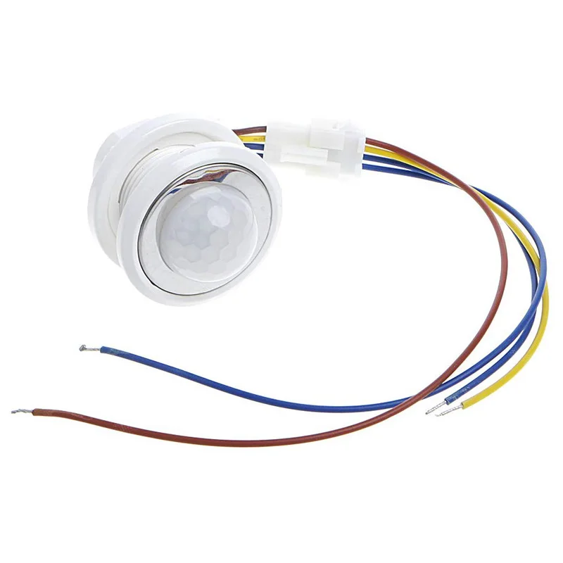 PIR Sensor Switch Пассивный инфракрасный мини-датчик переключатель детектор умный переключатель 110 В 220 В светодиодный PIR автоматический датчик светильник инфракрасный датчик движения Обнаружение - Цвет: PIR Sensor Switch