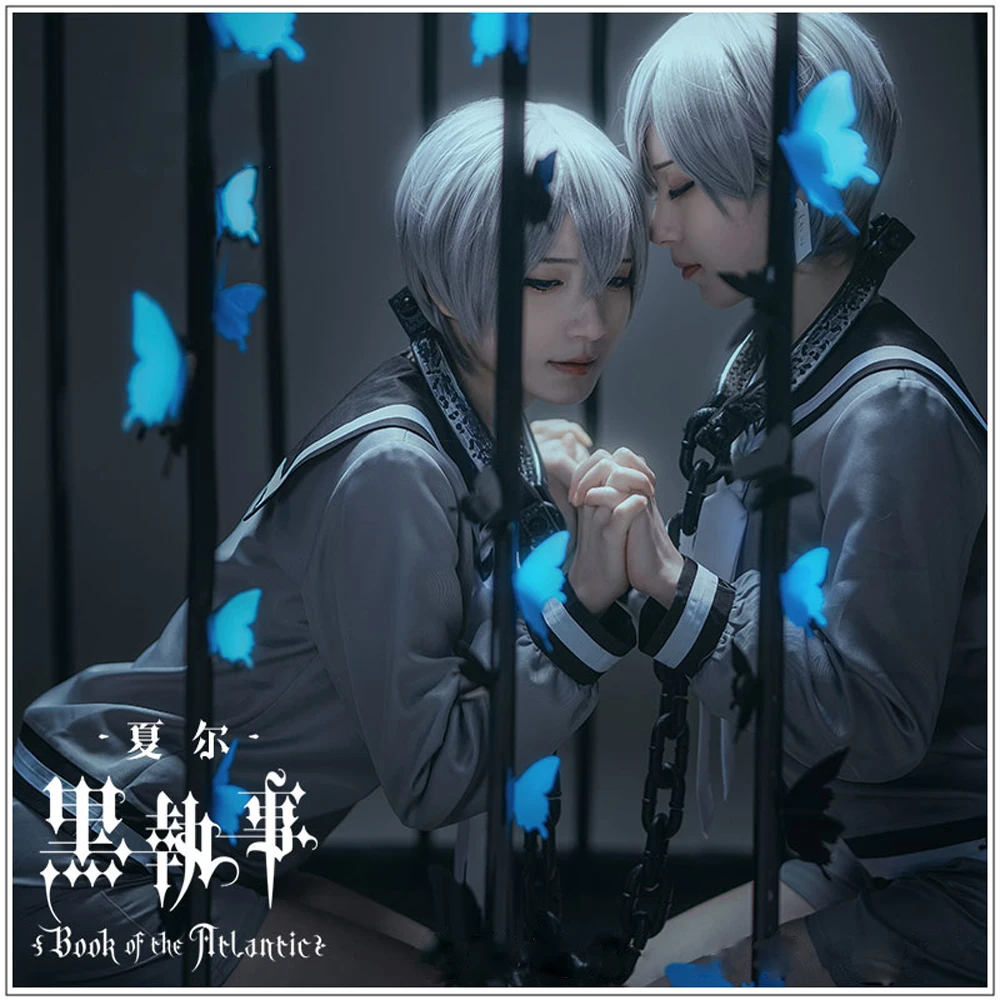 VEVEFHUANG Черный Дворецкий Аниме Косплей Ciel Phantomhive косплей костюм маленький костюм дьявола униформа игра аниме на Хэллоуин