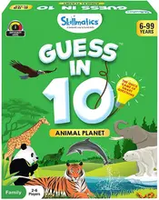 Jeu de cartes devinettes dans 10 planètes d'animaux, cadeaux, bas pour enfants de 6 ans et plus, Super amusant pour voyage et soirée de jeu en famille