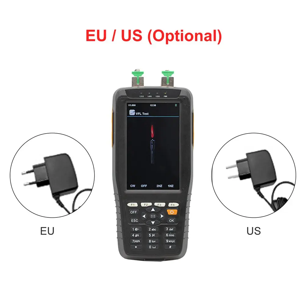  Power Meter Optical Fiber Tester 1310/1490/1550nm Auto shut off for EPON GPON xPON OLT-ONU TM70B-OV
