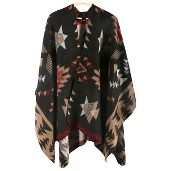 

Women Scarf Cardigan Shawl Wrap Tippet Boho Autumn Winter Scarves Tops Outwear Female Blanket Luxury Cashmere Pashmina Warm Soft