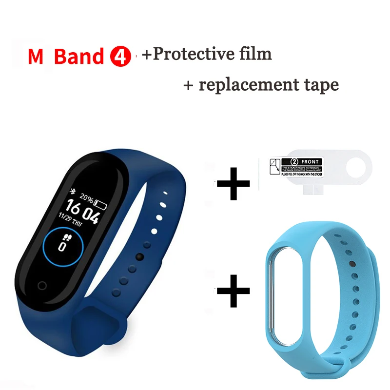 8 M4 New Smart Bracelet With Replacement With Smart Belt Heart Rate Activity Fitness Tracker Daily Sports Wear Wild M4 - Цвет: 8