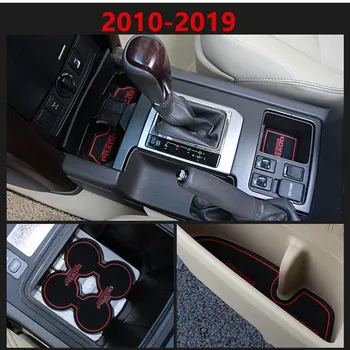 

15PCS Rubber Non-Slip Interior Door Mat For Toyota Land Cruiser Prado FJ 150 Accessories 2010-2019 Years