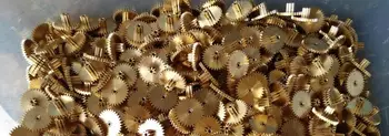 

0.3M 8T 32T Small modulus double gear Hole 0.95 0.98mm 1mm motor shaft straight teeth Toy model