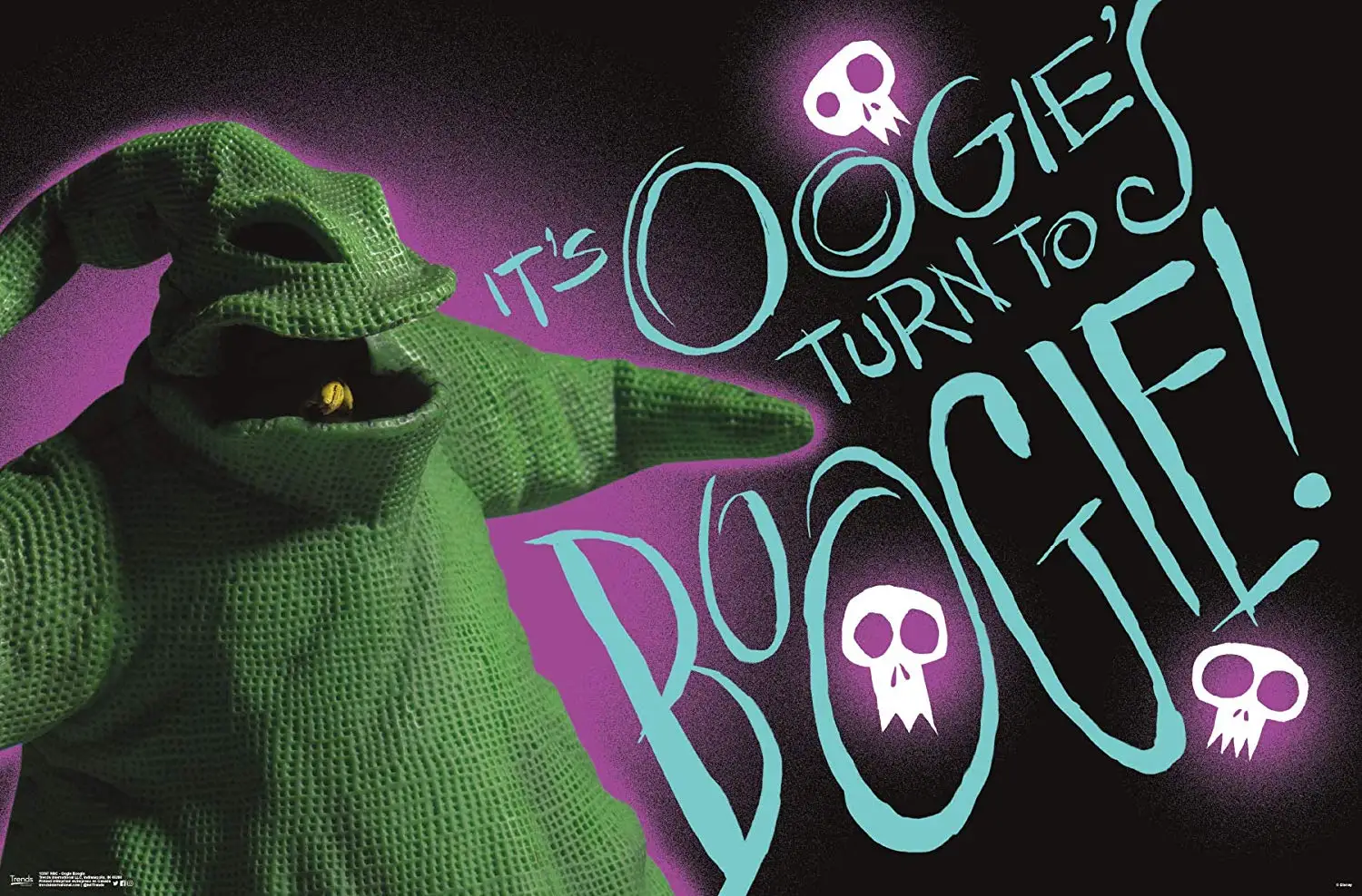 

The Nightmare Before Christmas-Oogie Boogie Clip Bundle Wall Poster