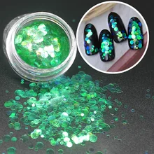 1 коробка блестящий, круглый ультратонкий Блестящий акриловый порошок Гель-лак для ногтей украшения для дизайна ногтей кристалл маникюрный набор аксессуары для ногтей