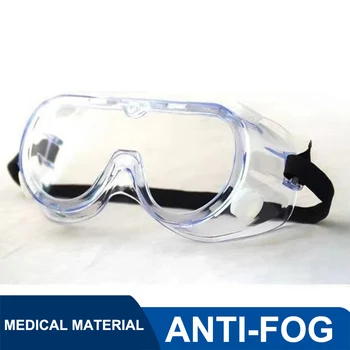 

Transparent Safety Glasses anti-fog antivirus Safety Goggles Eye Protection Full Sealed Dust-proof Splash-proof Glasses