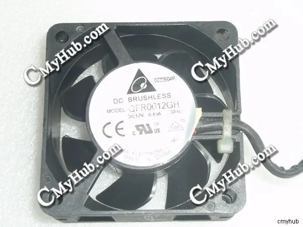 For DELTA QFR0612GH SP03 DC12V 0.45A 6025 6CM 60mm 60x60x25mm 4Pin 4Wire Cooling Fan | Компьютеры и офис
