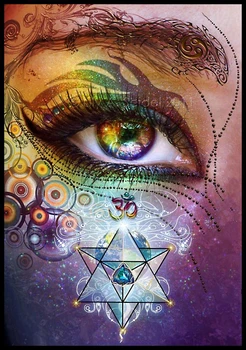 

JMINE Div 5D Eye Rainbow Love Light Full Diamond Painting cross stitch kits art High Quality artist 3D paint by diamonds