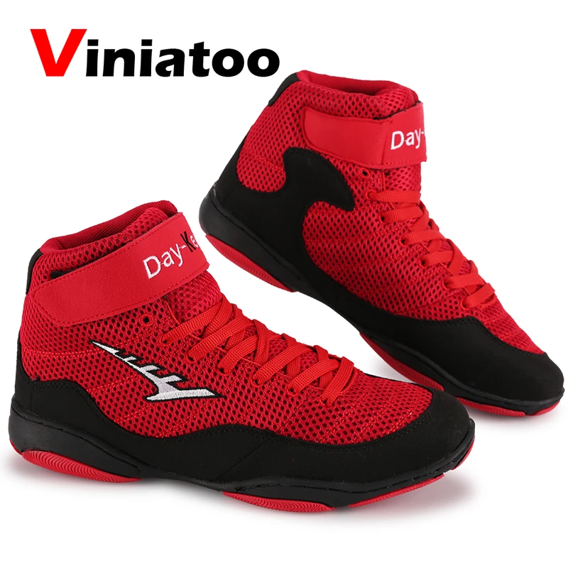 New Breathable Wrestling Trainers Shoes Men Women Kids Light Weight Boxing Shoes Red Male Quality Flighting Wrestling Sneakers Wrestling Shoes Aliexpress