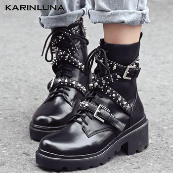 

Top Quality Dropship Brand New Plus Size 33-41 Genuine Leather Cow Zip Women Ankle Boots Female Buckle Straps Autumn