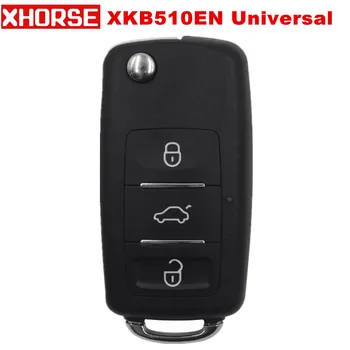 

Xhorse XKB510EN Universal Remote Key B5 Type 3 Buttons for VVDI VVDI2 Key Tool(English Version)