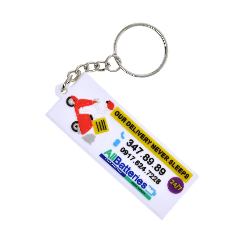 3D Soft PVC Keychain Custom Design for Company Advertising Gift