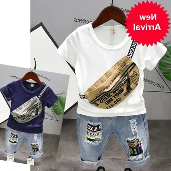 

Sale! Summer Hot Style Children Clothing Sets Tops + Shorts 2Pcs Set Boys T Pants Sports Suit Kids Clothes 2-6YEARS