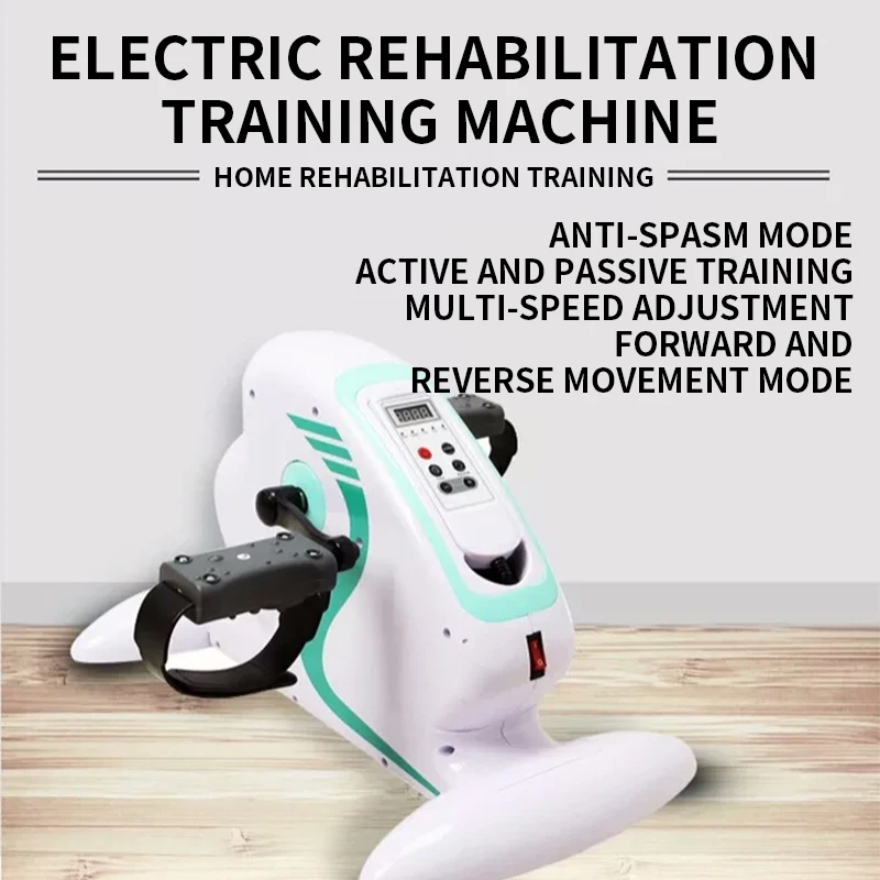 Electric Mini Bike Exercise Bike Lazy Passive Rehabilitation Hand and Foot Lower Limb Rehabilitation Trainer