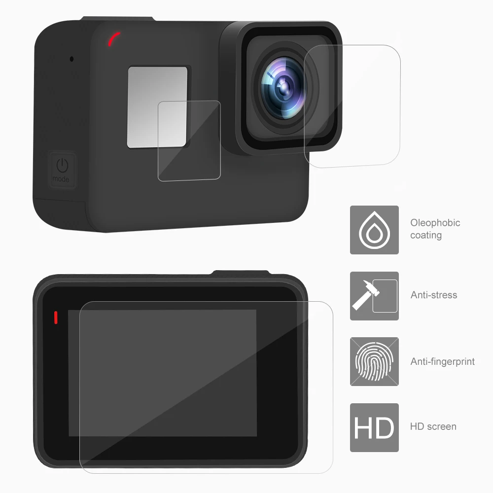 Набор аксессуаров для Gopro чехол из EVA hero 7 6 5 водонепроницаемый корпус красная