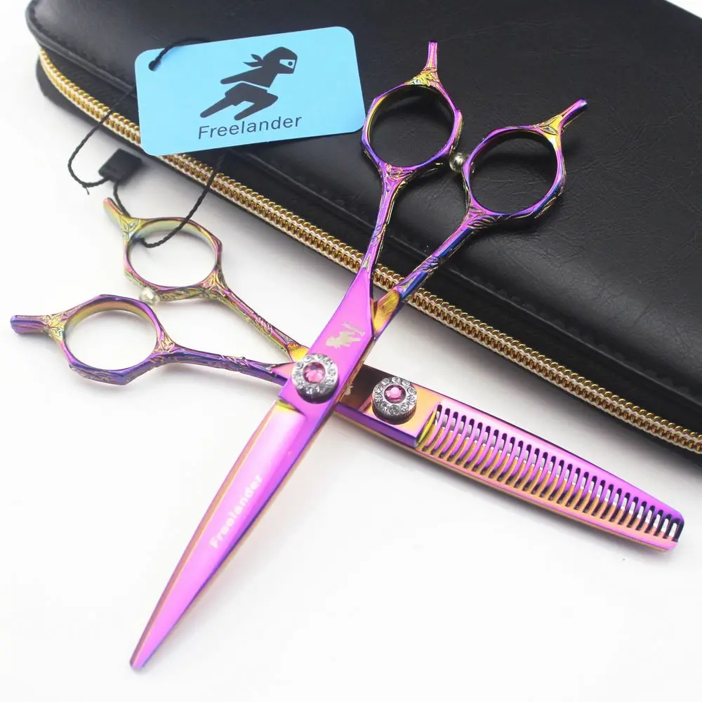 

Hair Scissors 6 inch Professional 440C Japanese Steel Hairdressing Scissor Barbershop Cutting Scissors Salon Thinning Shears