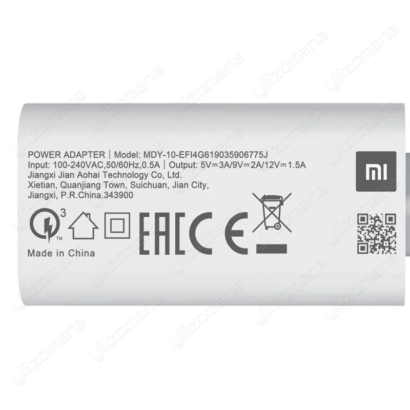 Оригинальное зарядное устройство Xiao mi для mi 9 SE 18 Вт Быстрая зарядка 5 В/3 А QC 3,0 для mi 8 Lite 9 Lite SE 9T Pro A3 Max 3 Red mi Note 7 8 Pro - Тип штекера: Only EU Charger