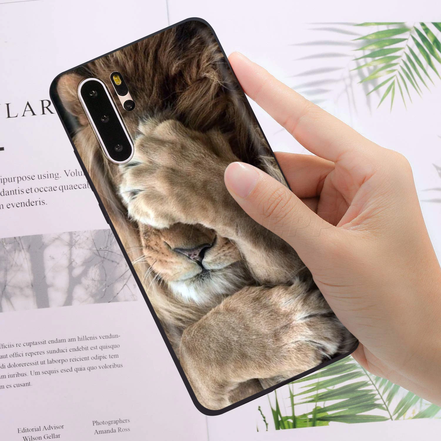 Мужской чехол Webbedepp Lion Alpha для Huawei P8 P9 P10 P20 P30 Lite Pro P Smart Z 2019 Mini|Бамперы| |