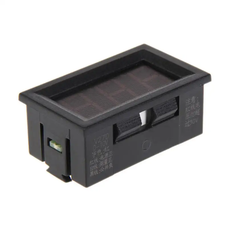 Мини DC 0-10V RGB Светодиодная панель дисплей цифрового вольтметра вольтметр