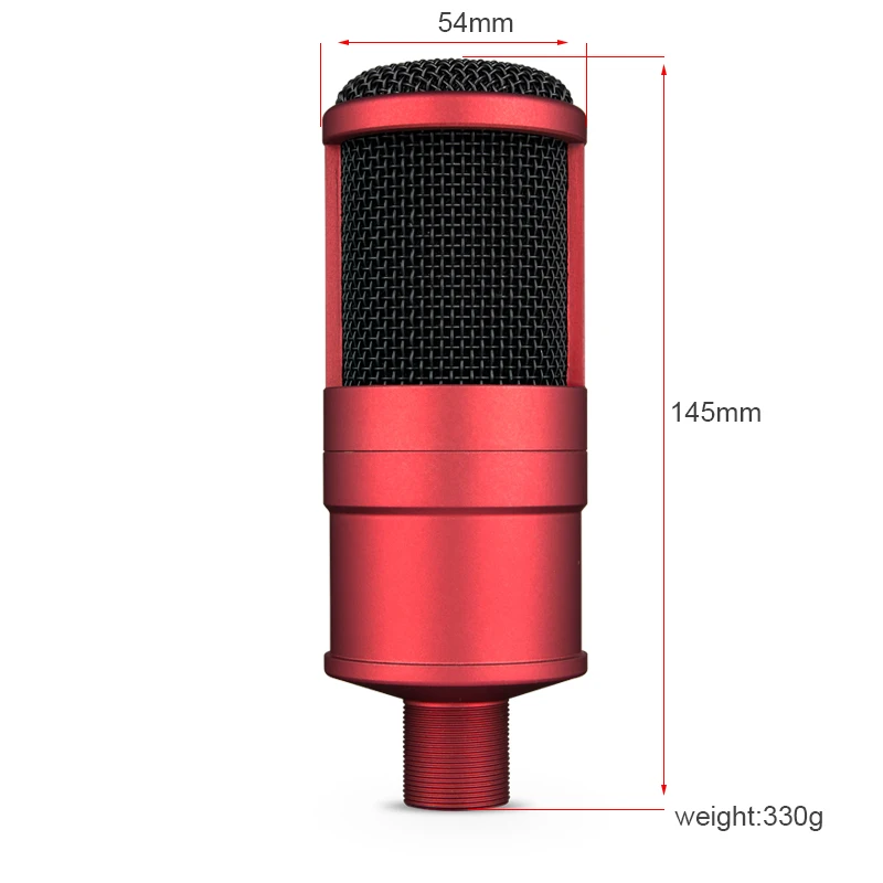 My Mic PR200 профессиональный конденсаторный студийный компьютерный игровой микрофон для вещания